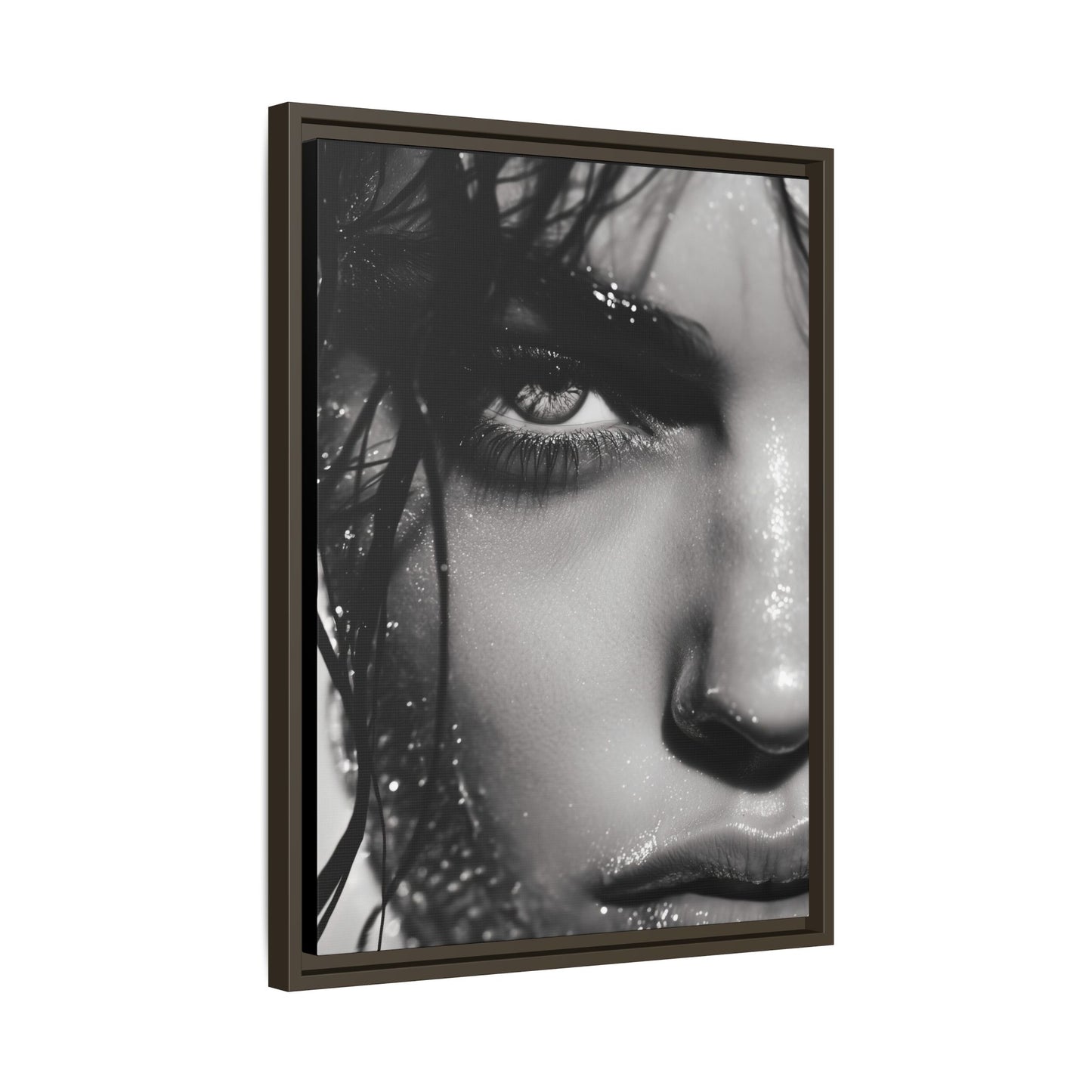 Intensity Unveiled - Framed Matte Canvas