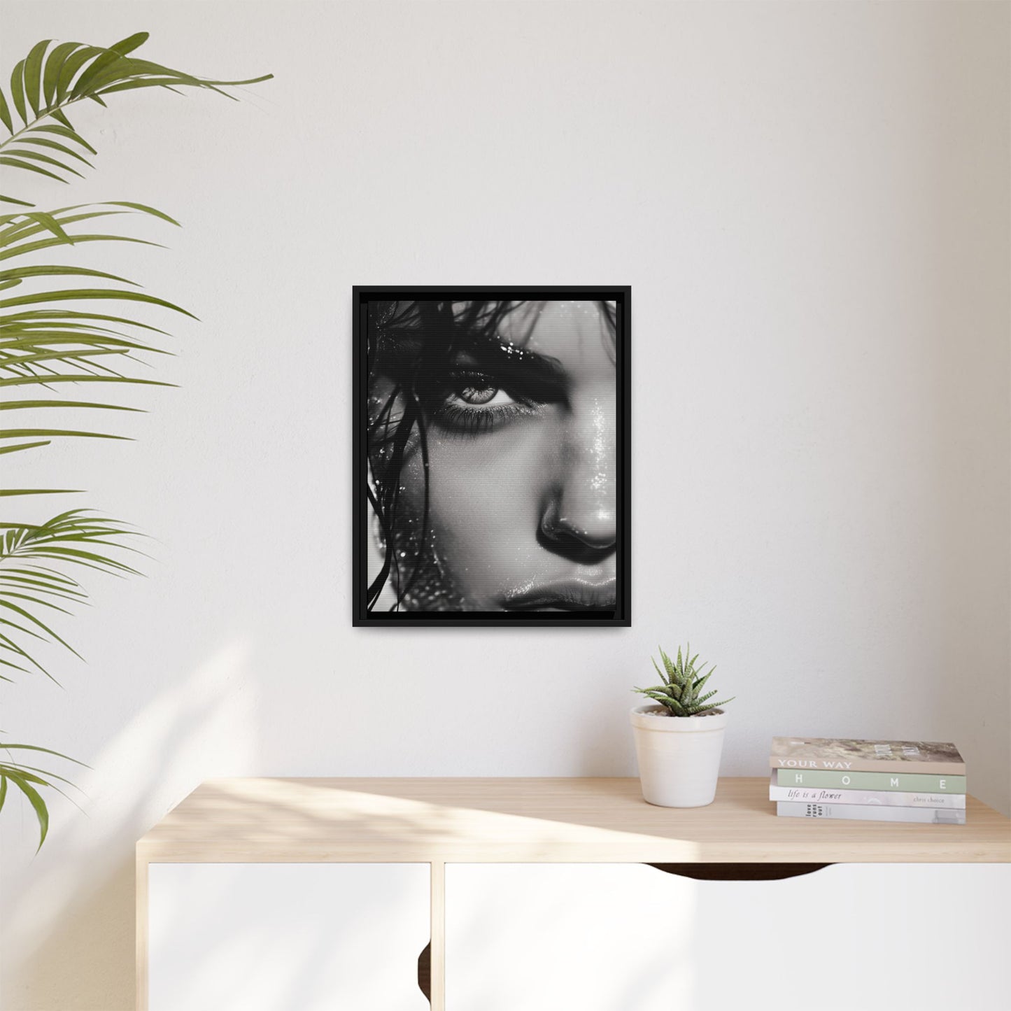 Intensity Unveiled - Framed Matte Canvas