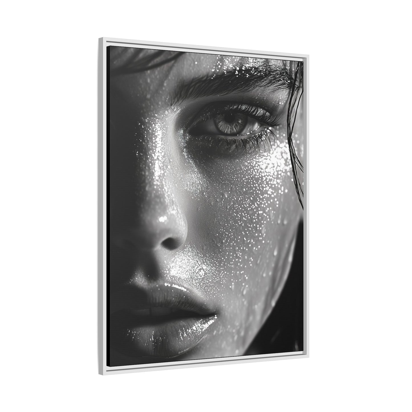 Whispers of Rain - Framed Matte Canvas