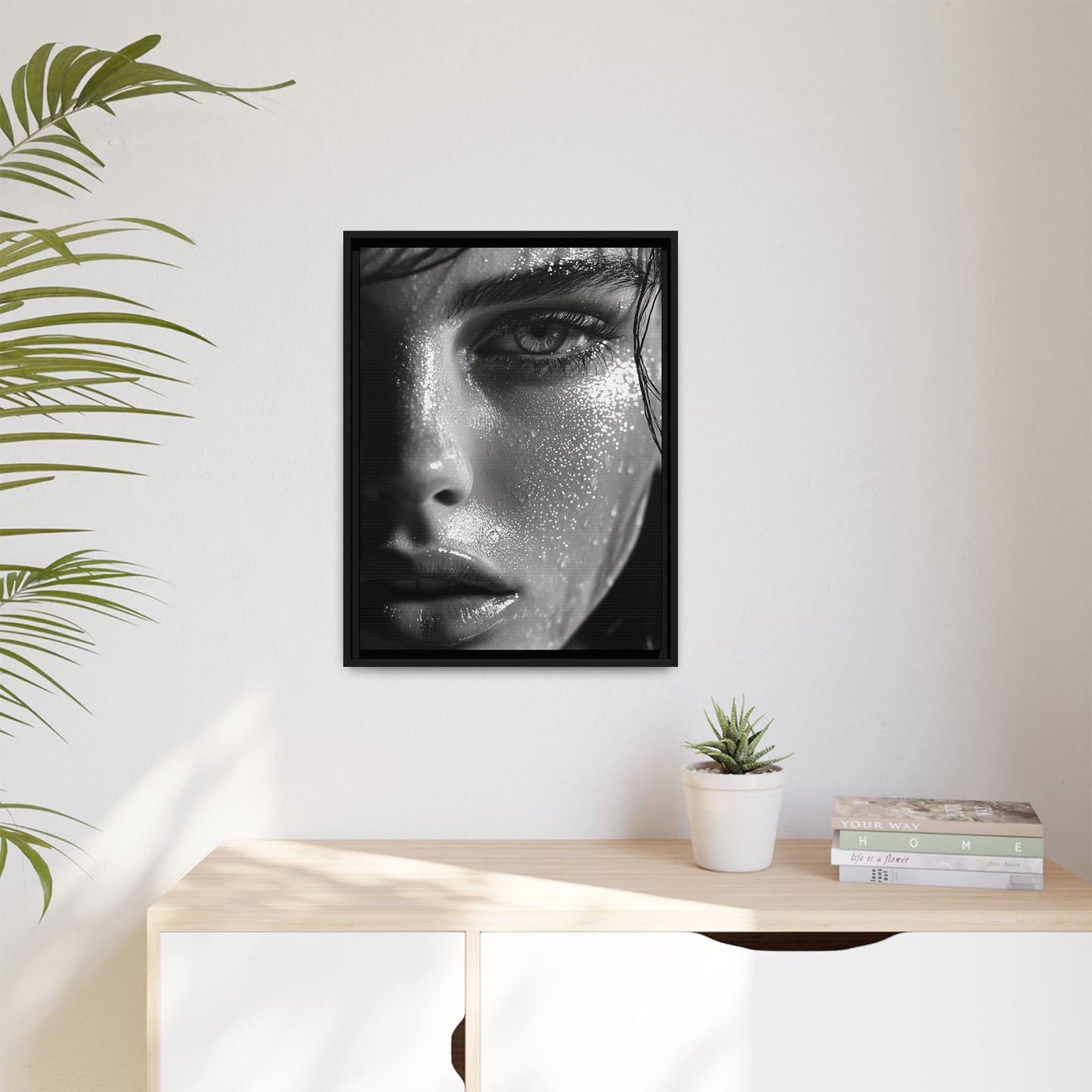 Whispers of Rain - Framed Matte Canvas