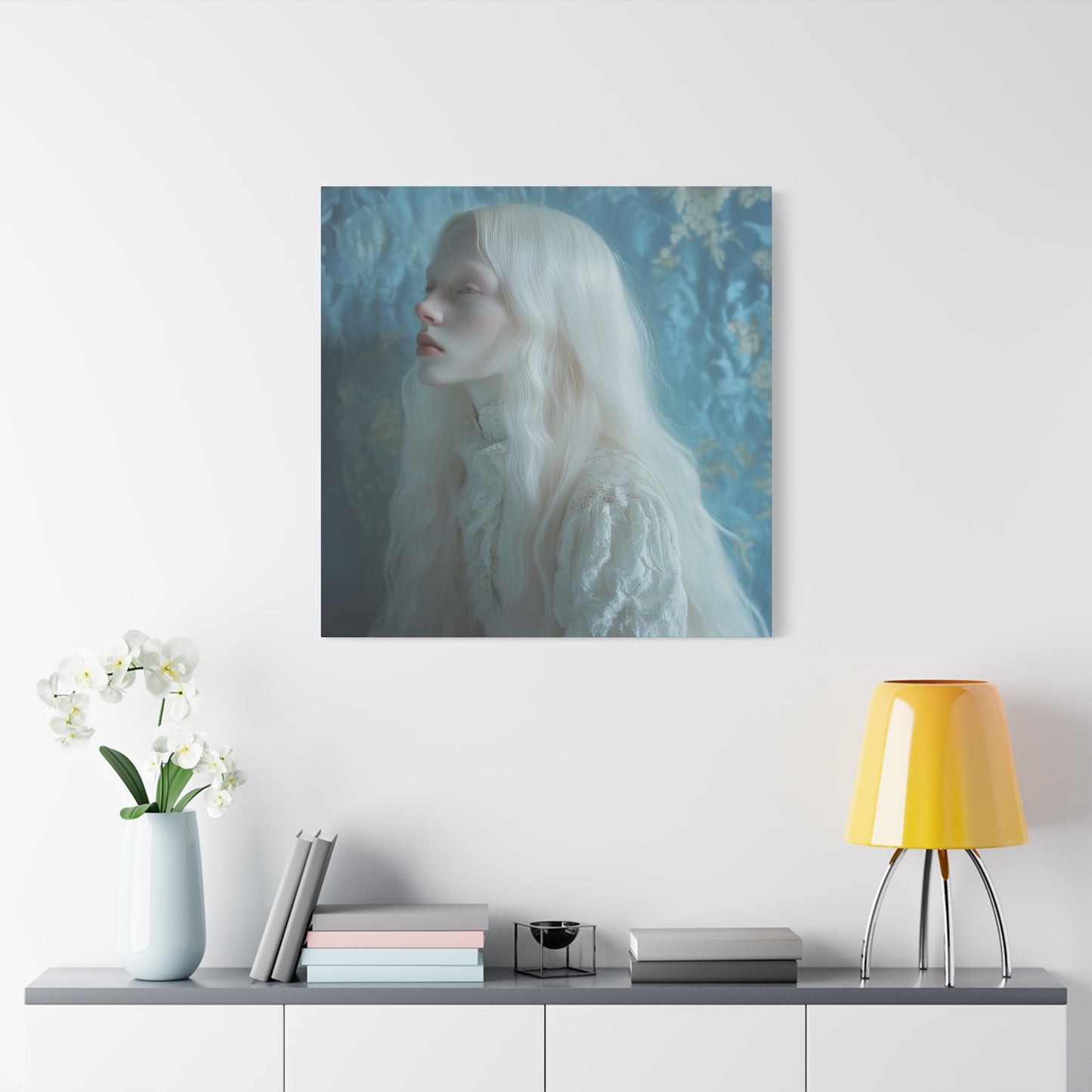 Whisper of Frost - Ethereal Matte Canvas Art