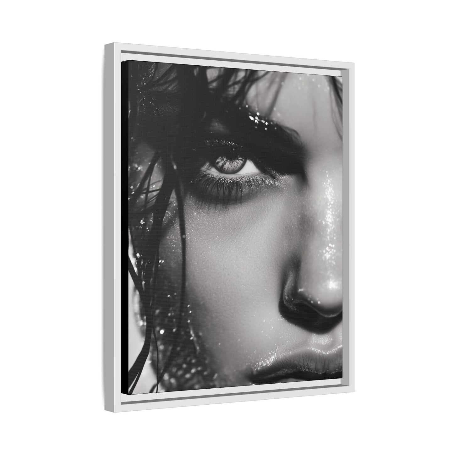 Intensity Unveiled - Framed Matte Canvas