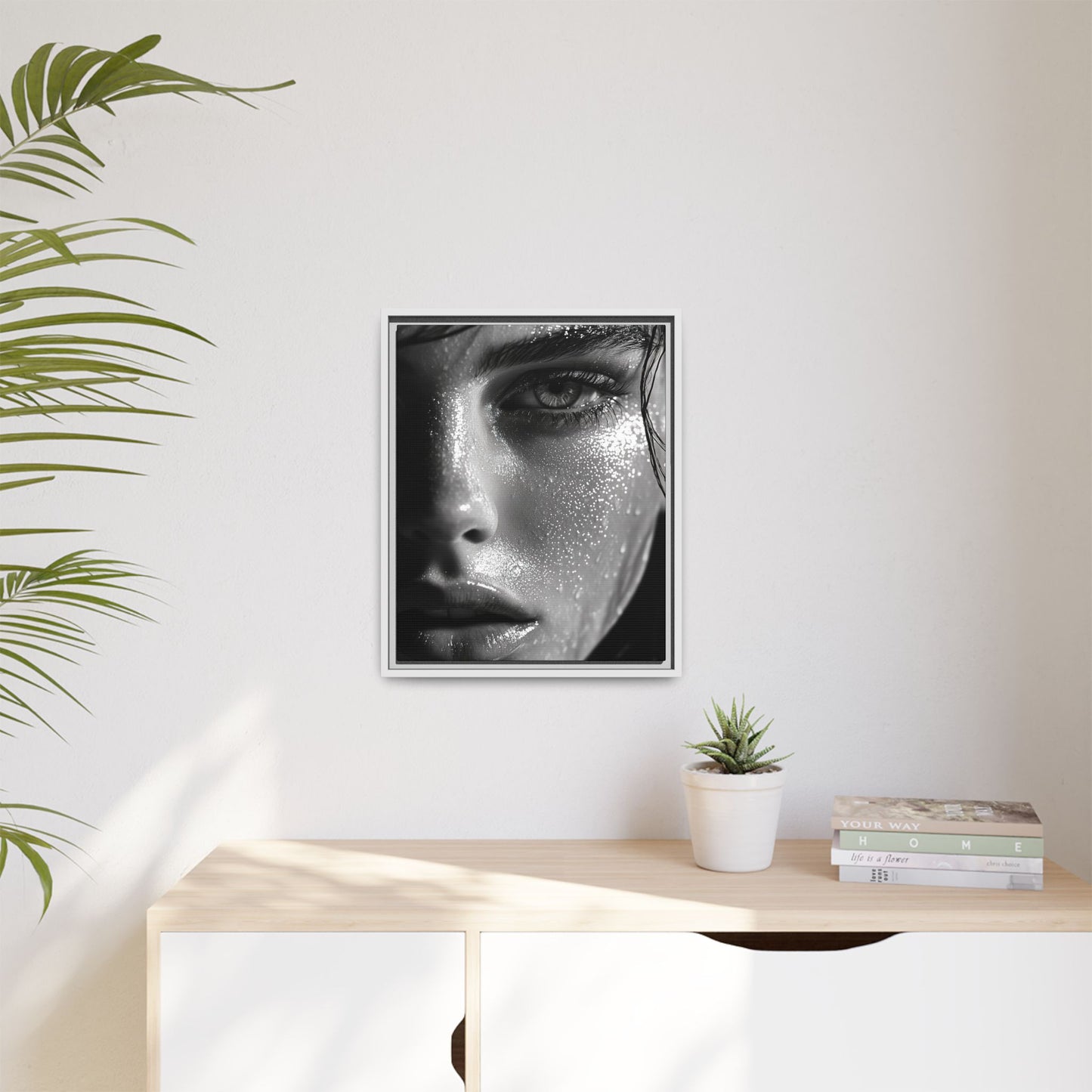 Whispers of Rain - Framed Matte Canvas