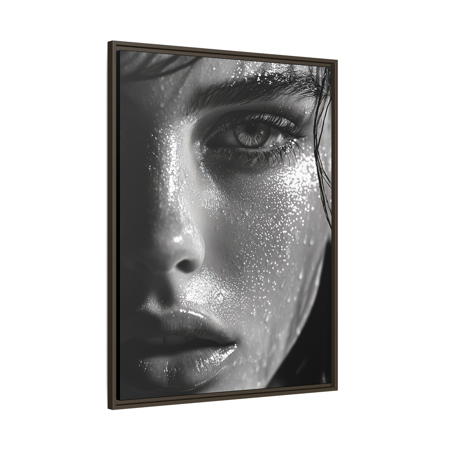 Whispers of Rain - Framed Matte Canvas