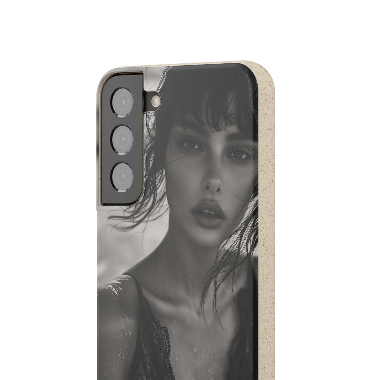 Ethereal Portrait Biodegradable Phone Case - Eco-Friendly Elegance