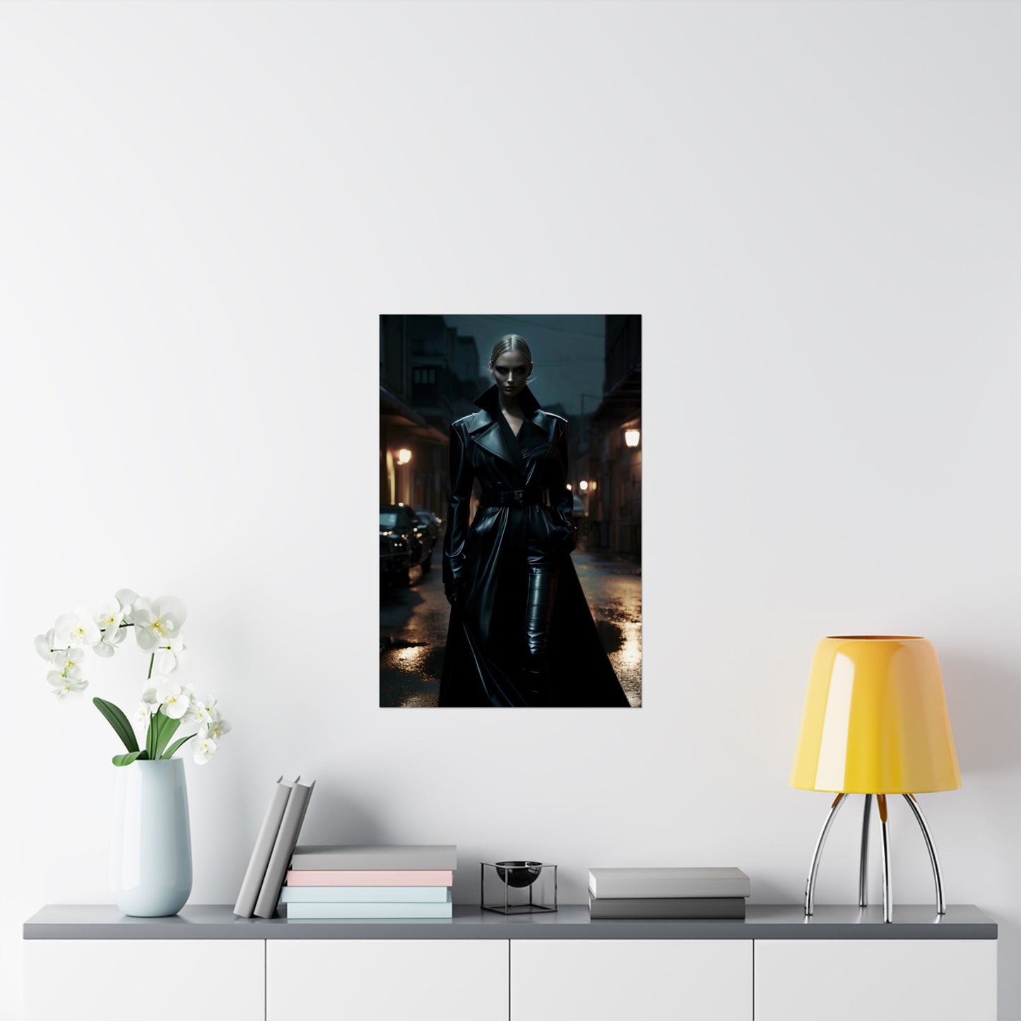 Noir Allure - Matte Vertical Poster