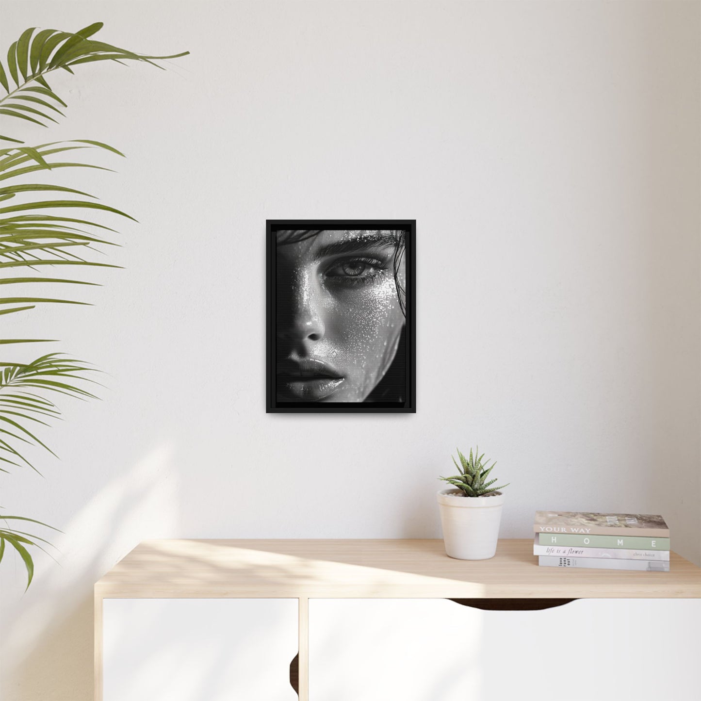 Whispers of Rain - Framed Matte Canvas