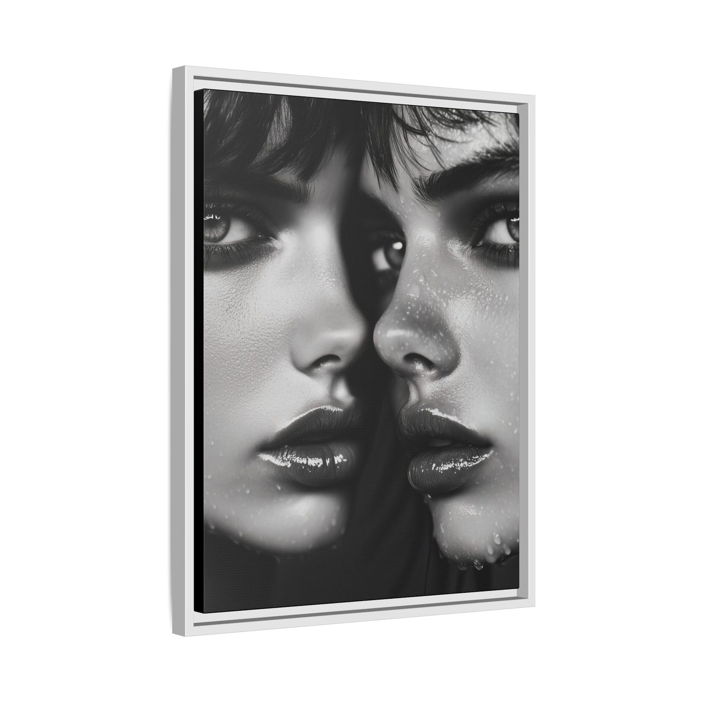 Dual Embrace - Framed Matte Canvas