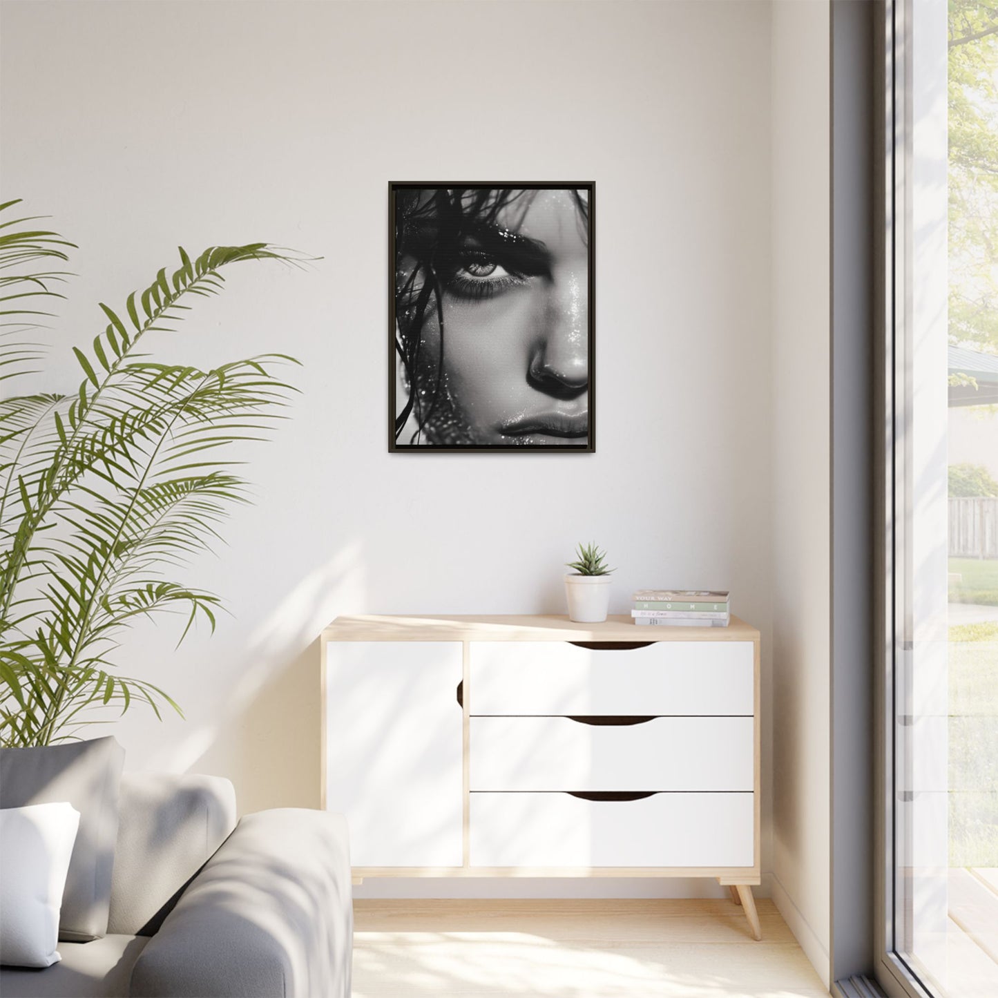 Intensity Unveiled - Framed Matte Canvas