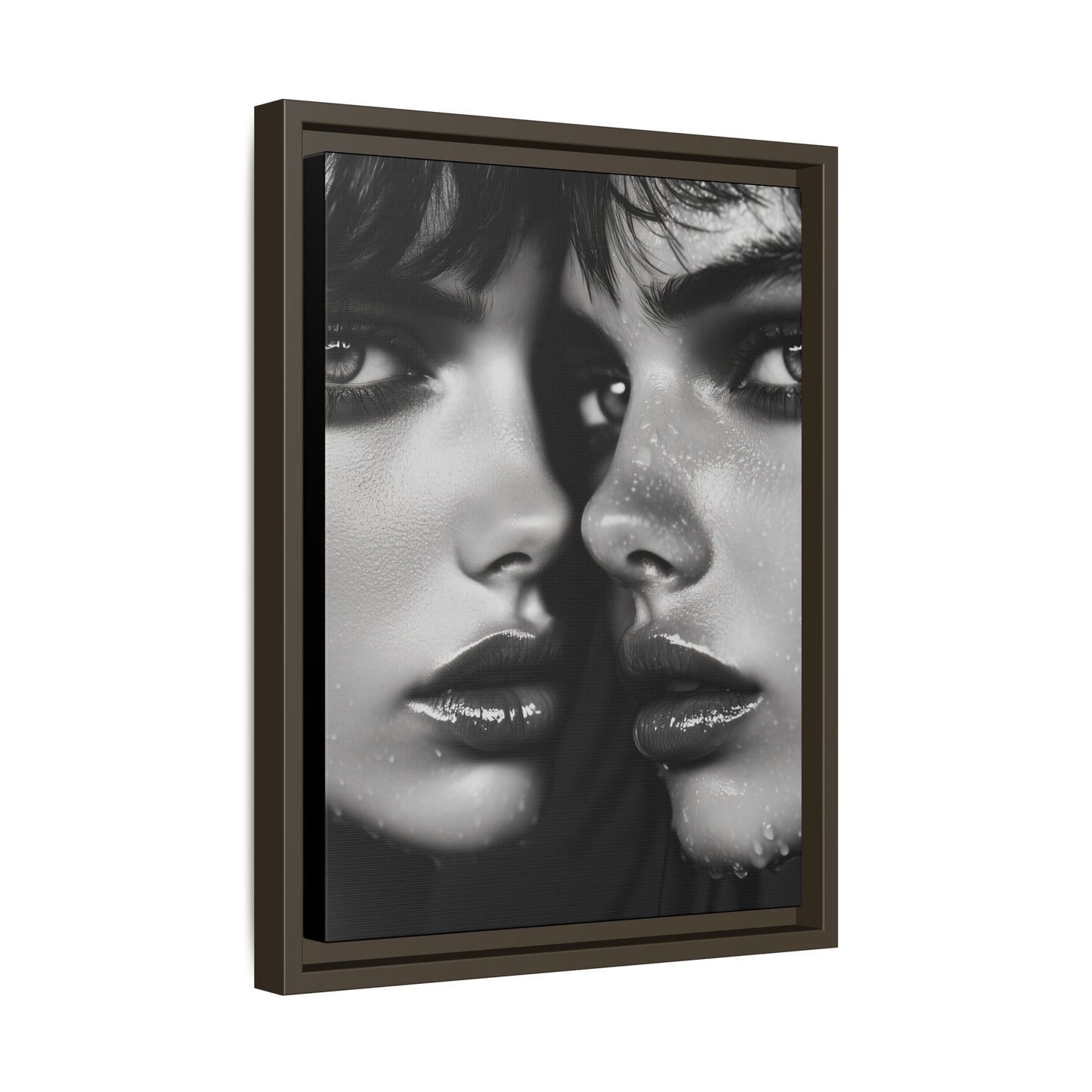 Dual Embrace - Framed Matte Canvas