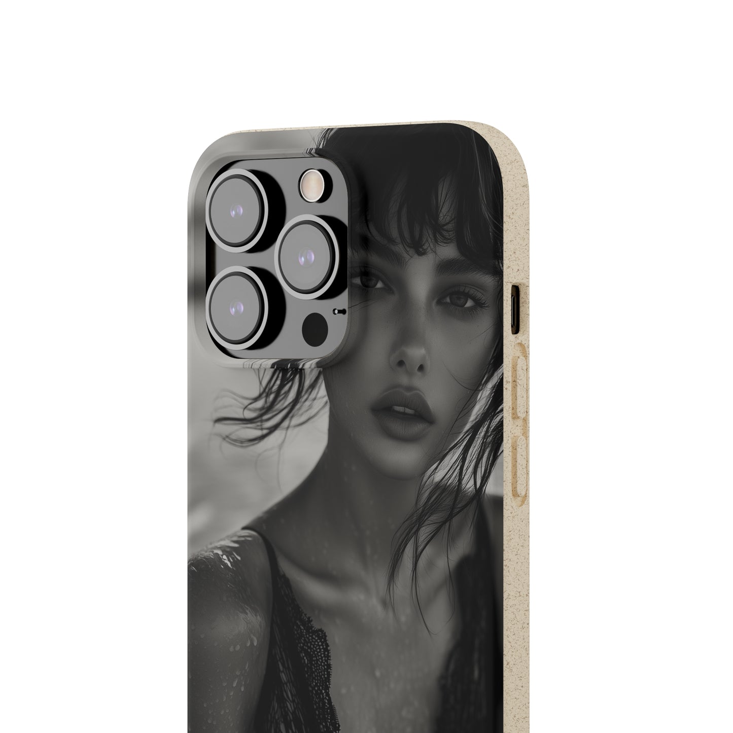 Ethereal Portrait Biodegradable Phone Case - Eco-Friendly Elegance