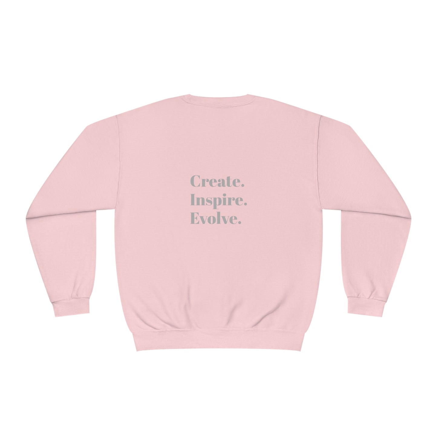 "Create. Inspire. Evolve" - Unisex NuBlend® Crewneck Sweatshirt