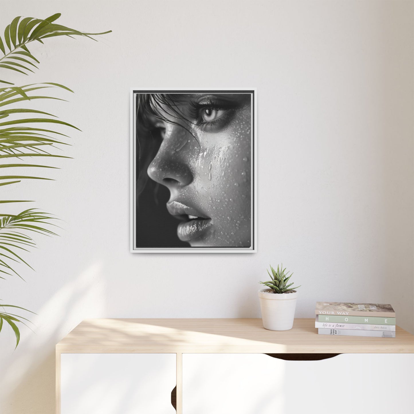 Veil of Emotion - Framed Matte Canvas