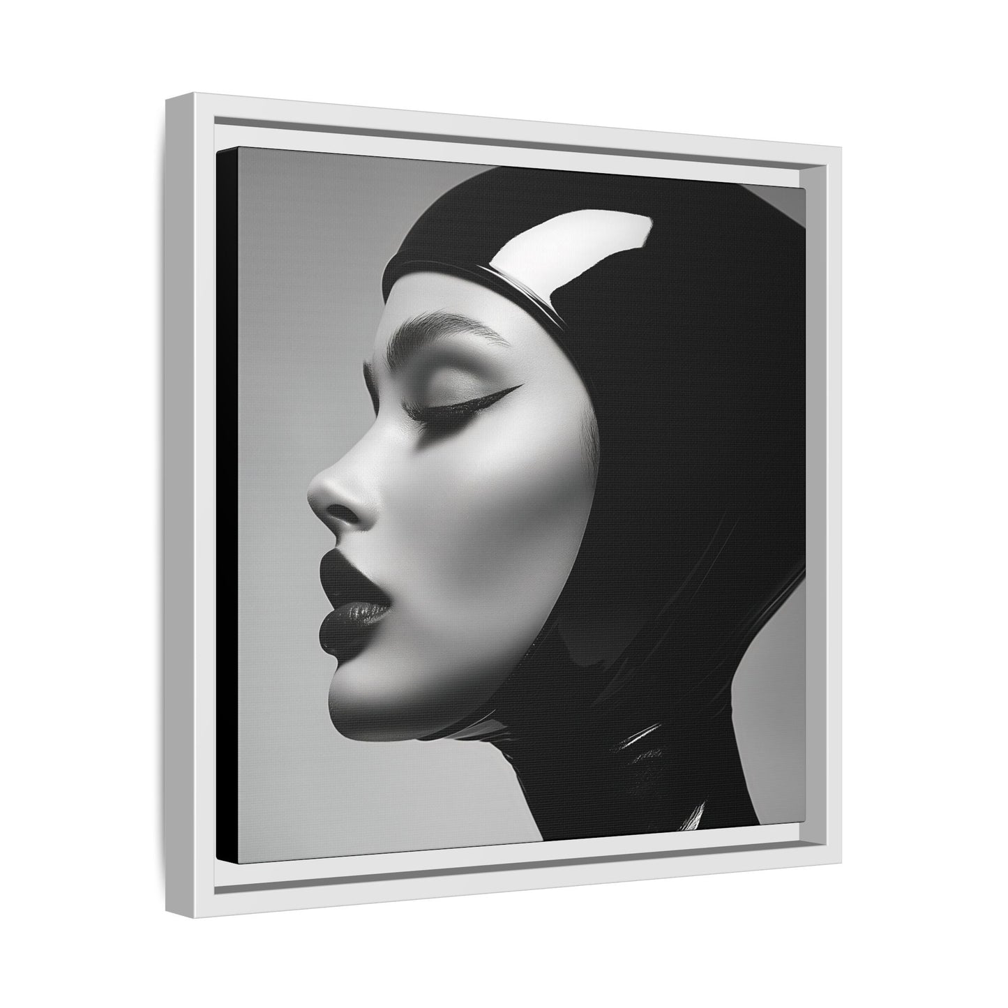 Sleek Vision - Latex Profile Framed Canvas