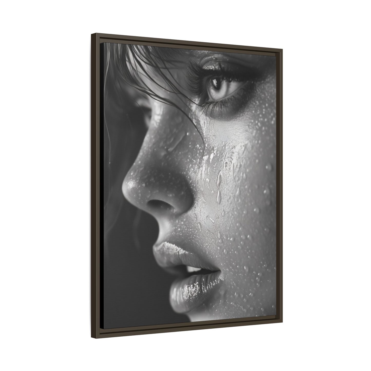 Veil of Emotion - Framed Matte Canvas