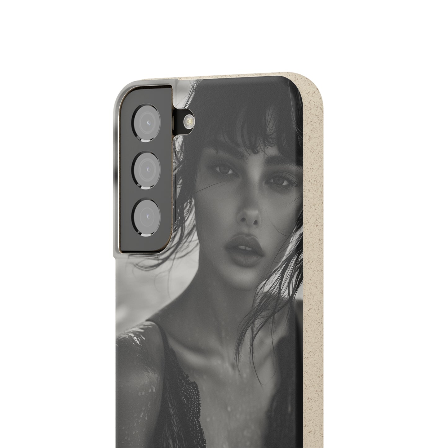 Ethereal Portrait Biodegradable Phone Case - Eco-Friendly Elegance