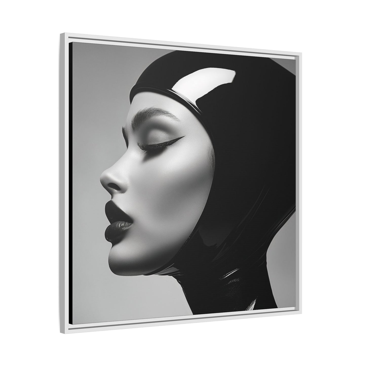 Sleek Vision - Latex Profile Framed Canvas