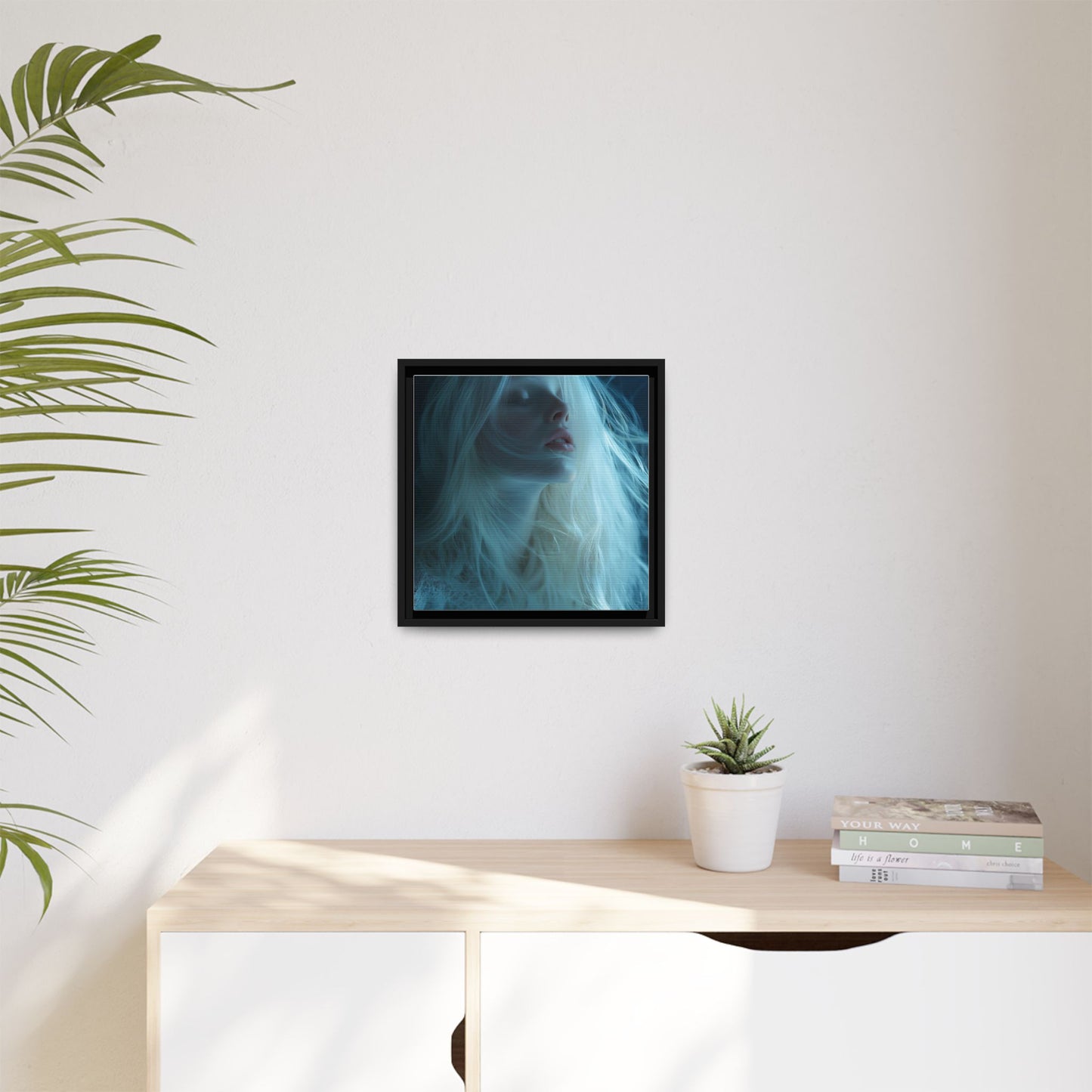 Ethereal Light Framed Canvas Art