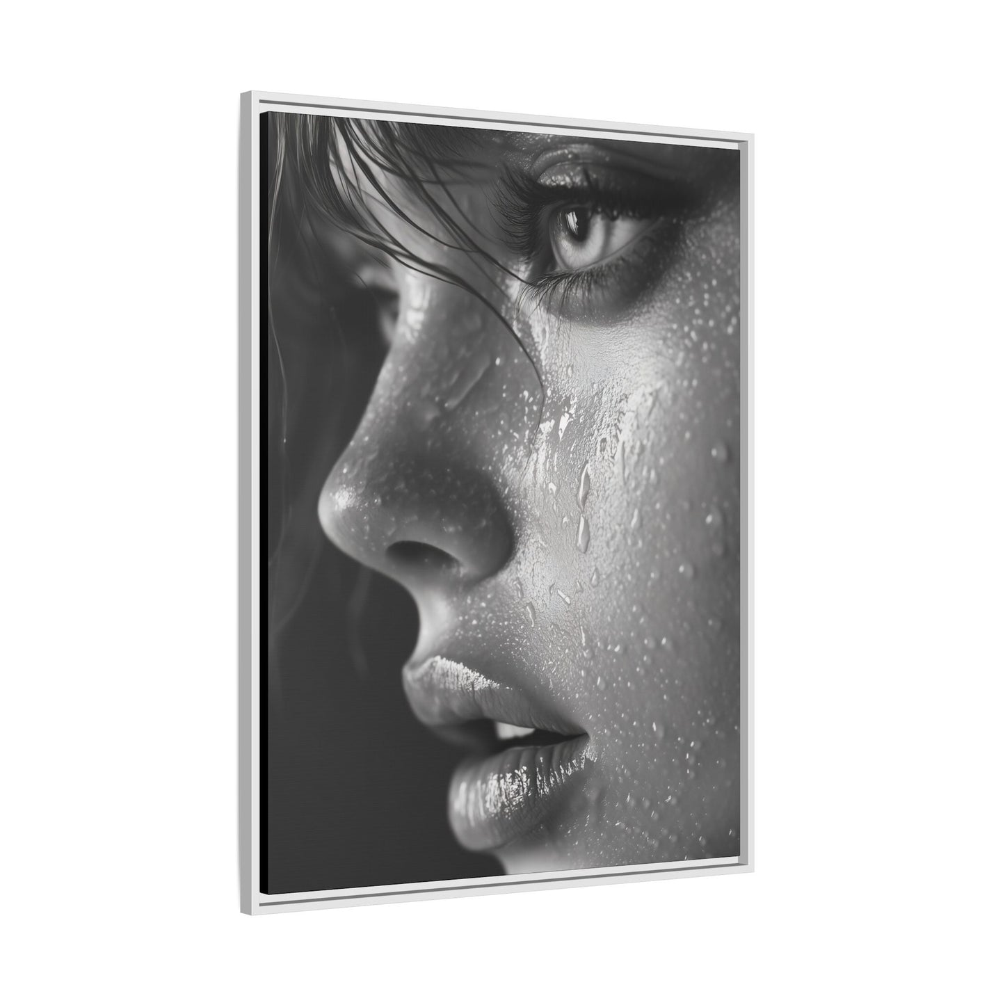 Veil of Emotion - Framed Matte Canvas