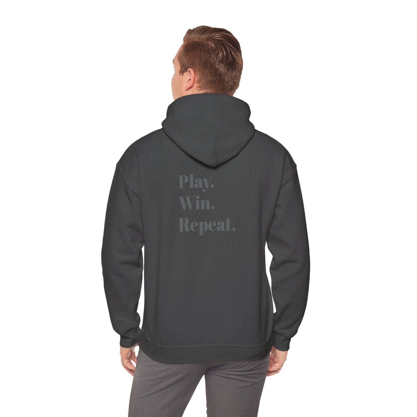 Play. Win. Repeat. Unisex Heavy Blend™ Hoodie – 10 Color