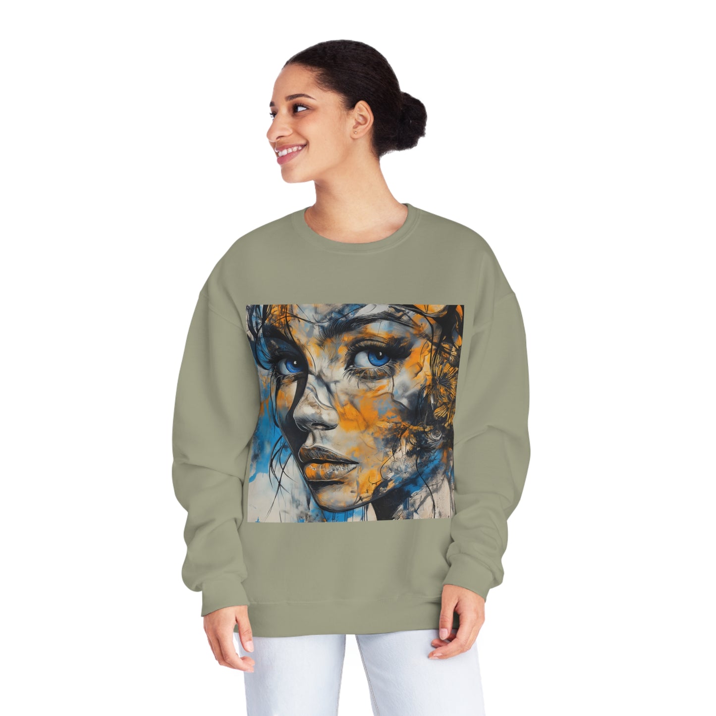 "Create. Inspire. Evolve" - Unisex NuBlend® Crewneck Sweatshirt