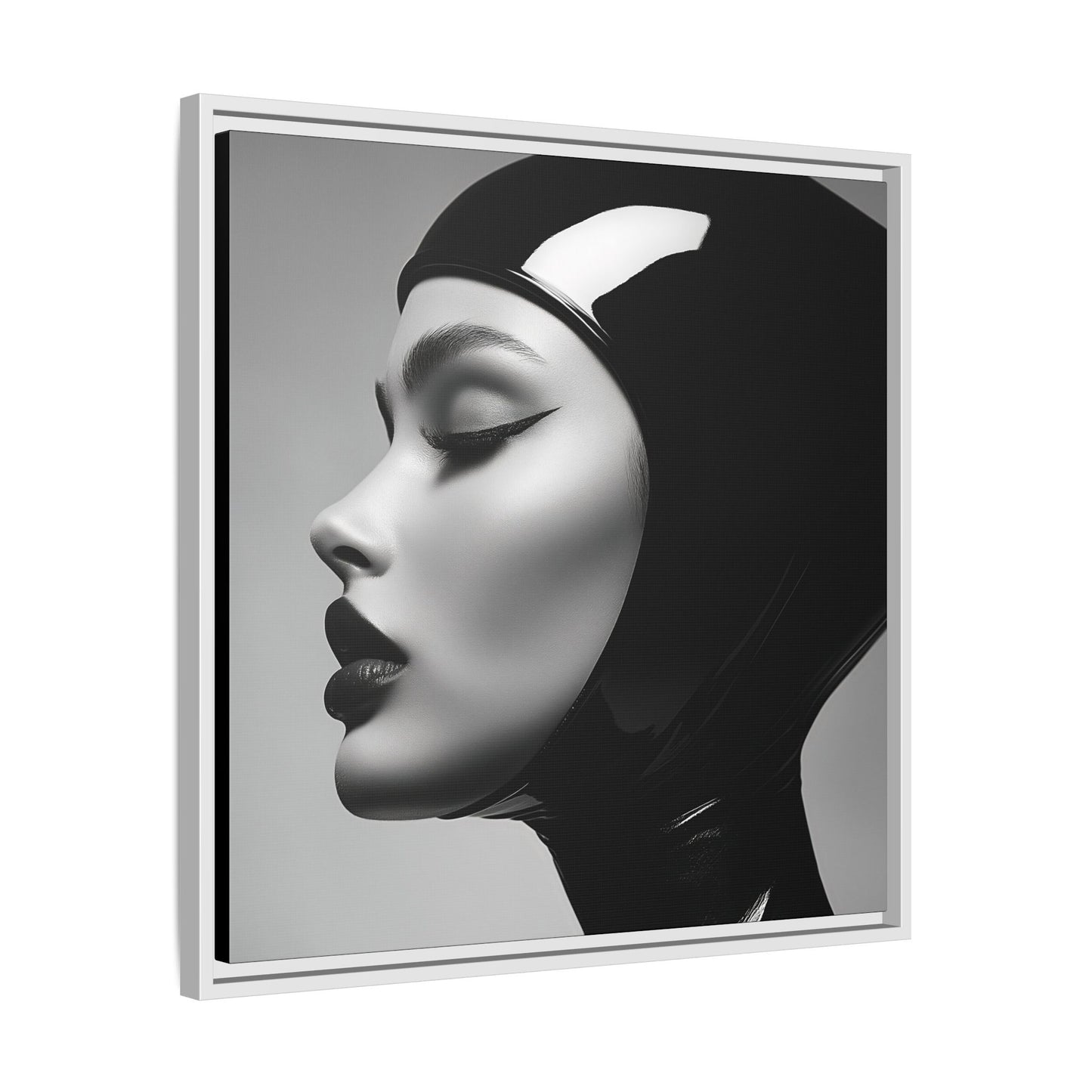 Sleek Vision - Latex Profile Framed Canvas