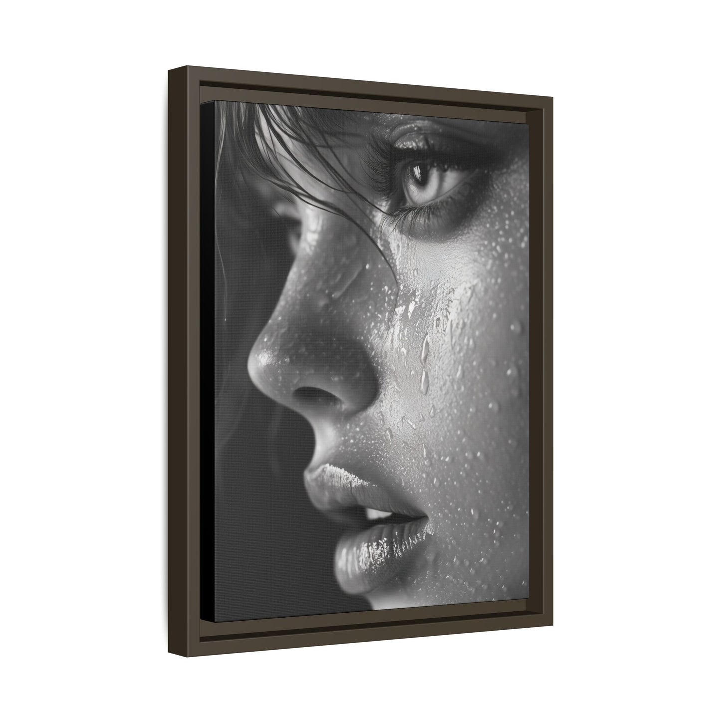 Veil of Emotion - Framed Matte Canvas