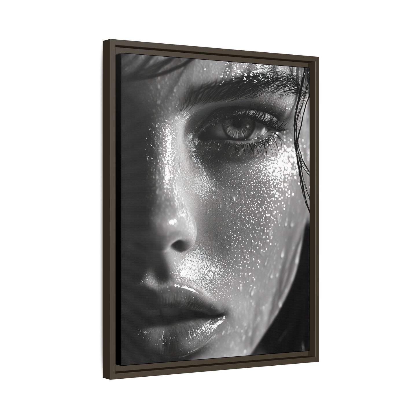 Whispers of Rain - Framed Matte Canvas