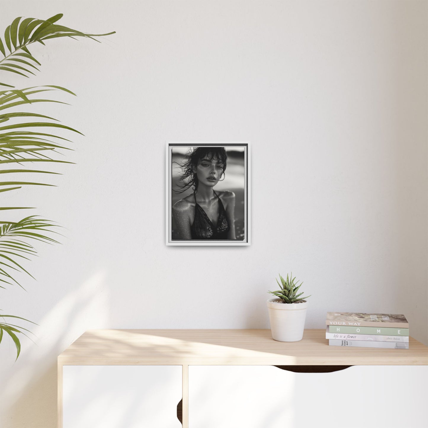 Silent Reflection - Framed Matte Canvas