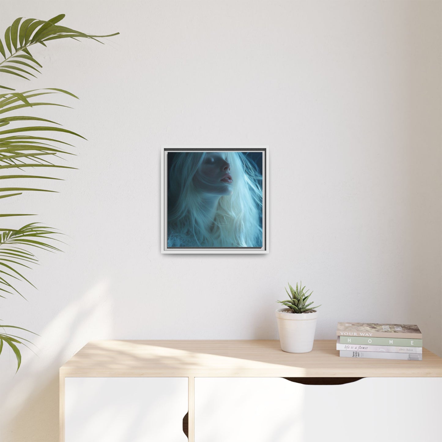 Ethereal Light Framed Canvas Art