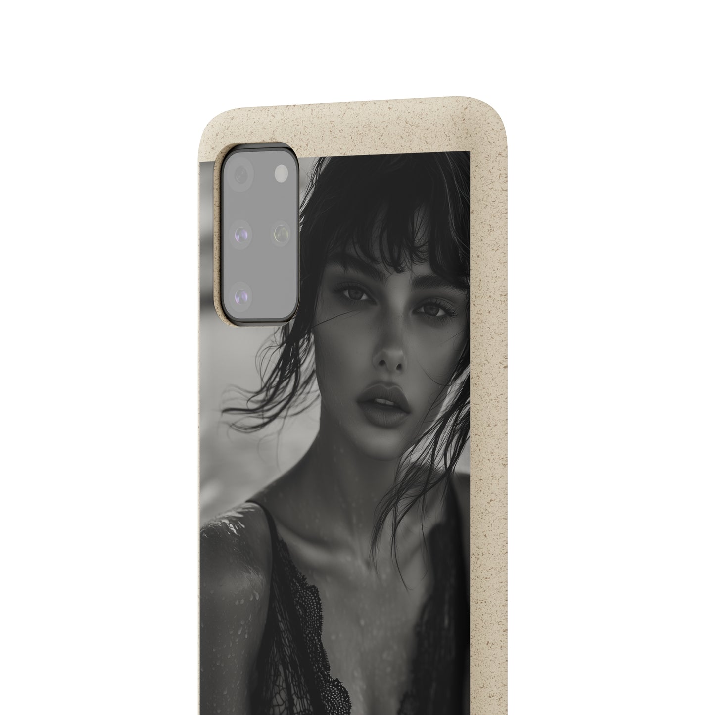 Ethereal Portrait Biodegradable Phone Case - Eco-Friendly Elegance