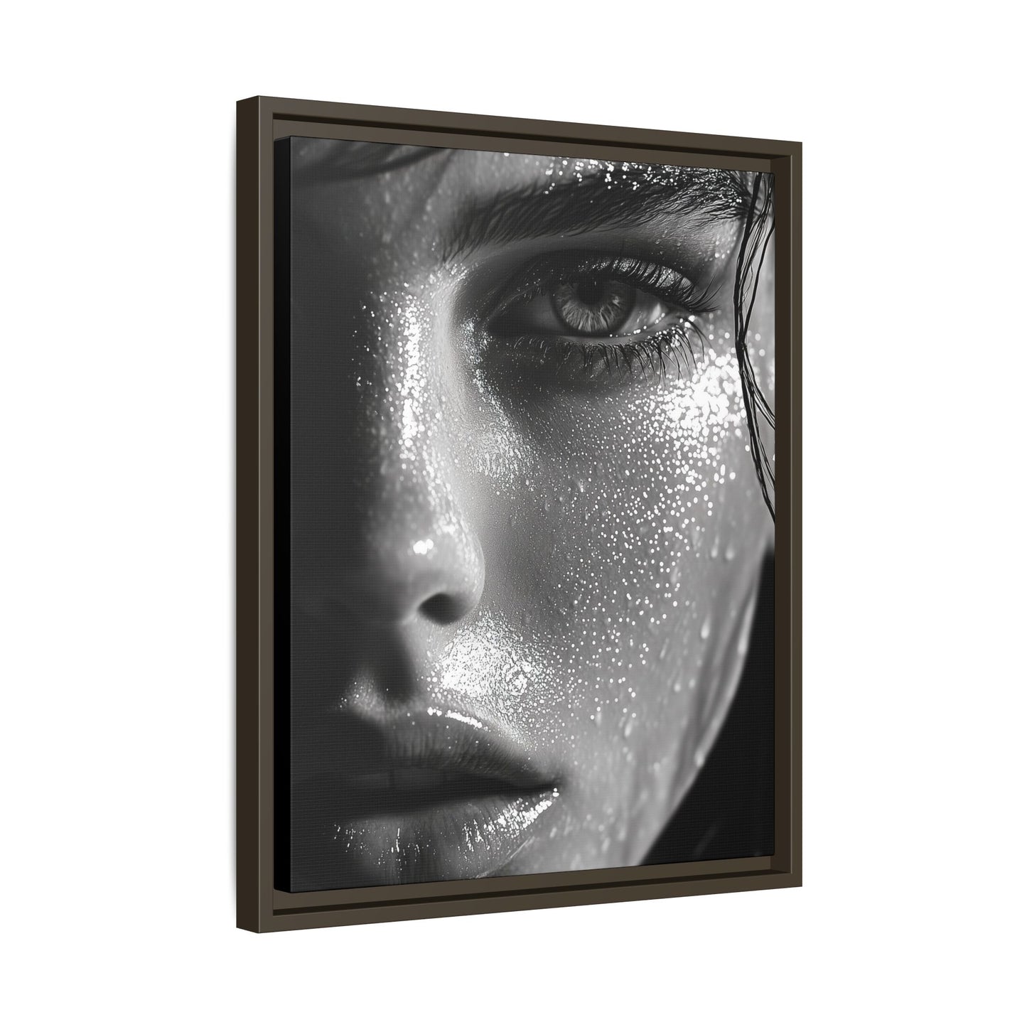 Whispers of Rain - Framed Matte Canvas