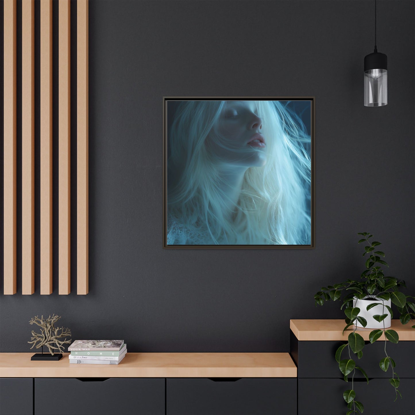 Ethereal Light Framed Canvas Art