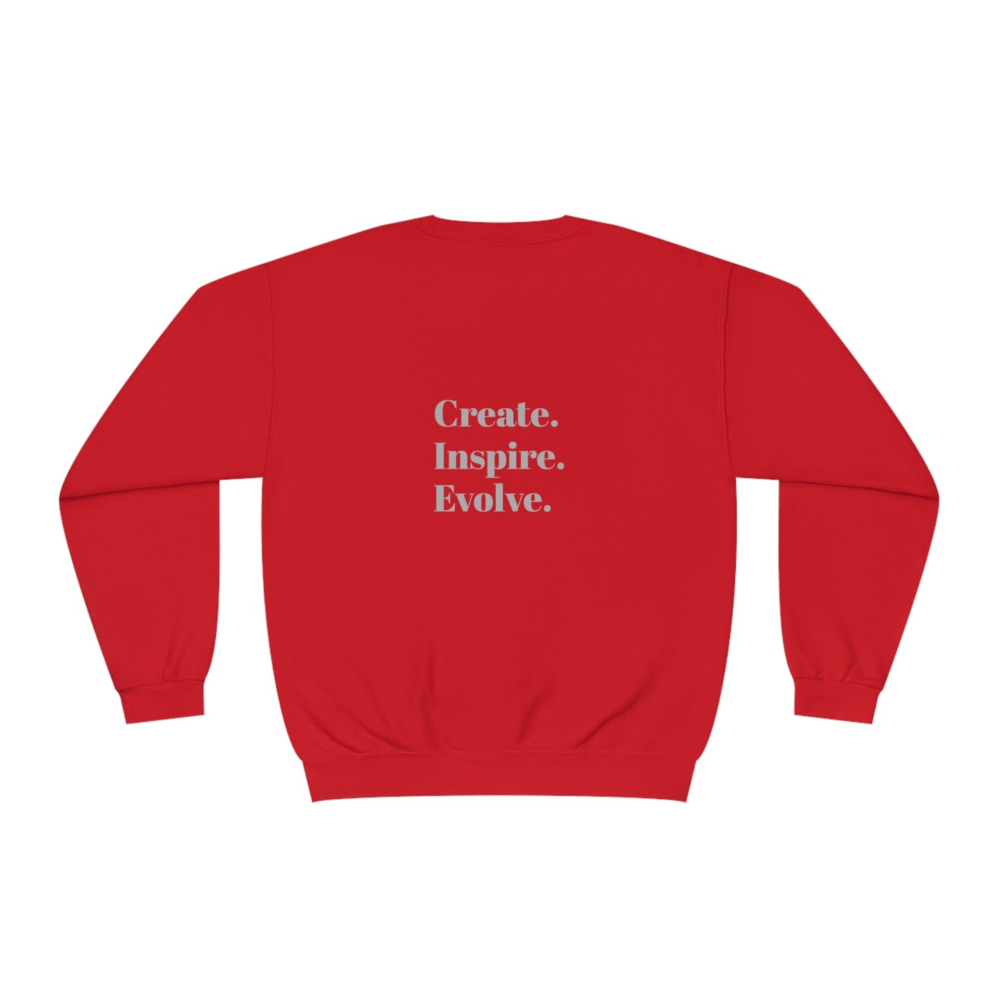 "Create. Inspire. Evolve" - Unisex NuBlend® Crewneck Sweatshirt