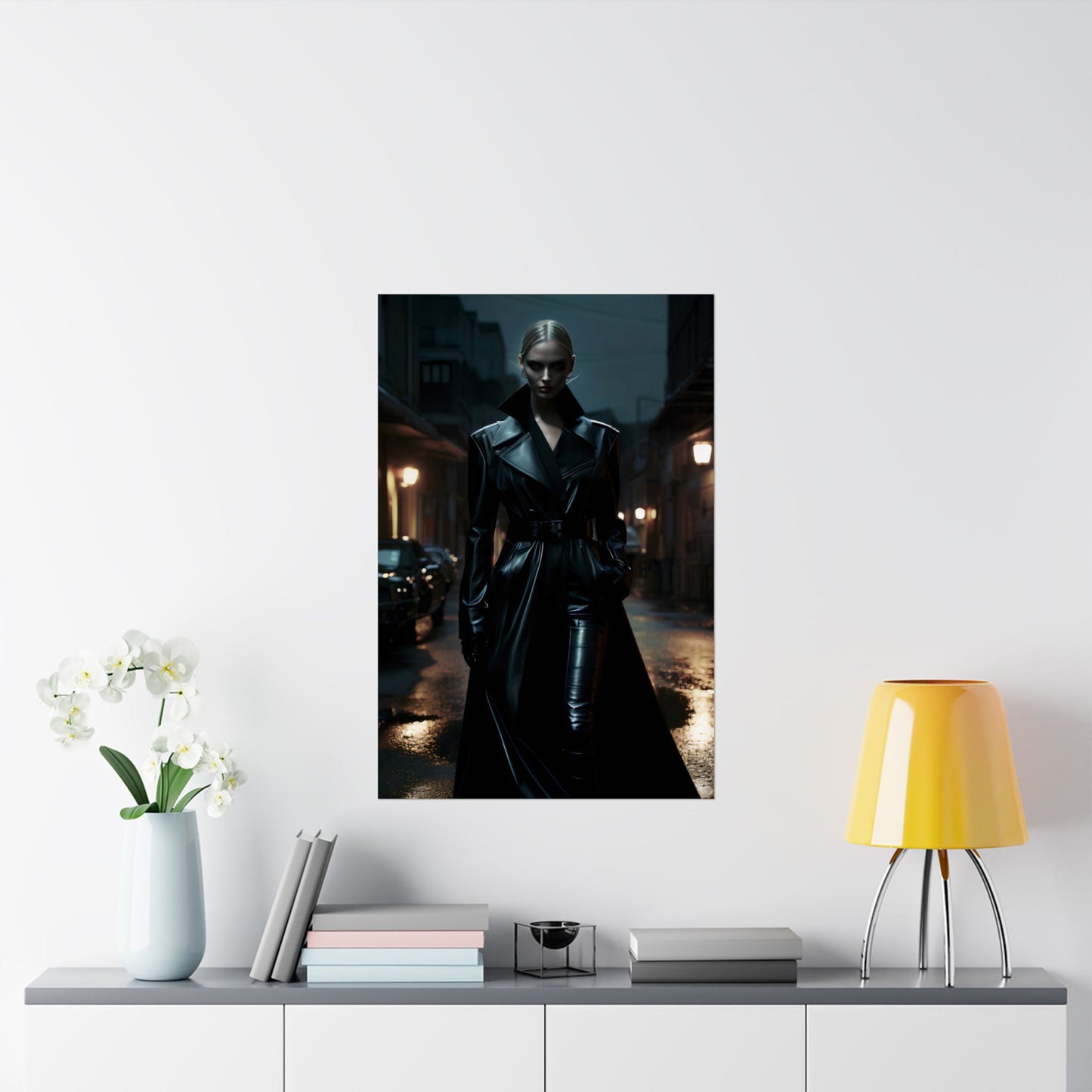 Noir Allure - Matte Vertical Poster