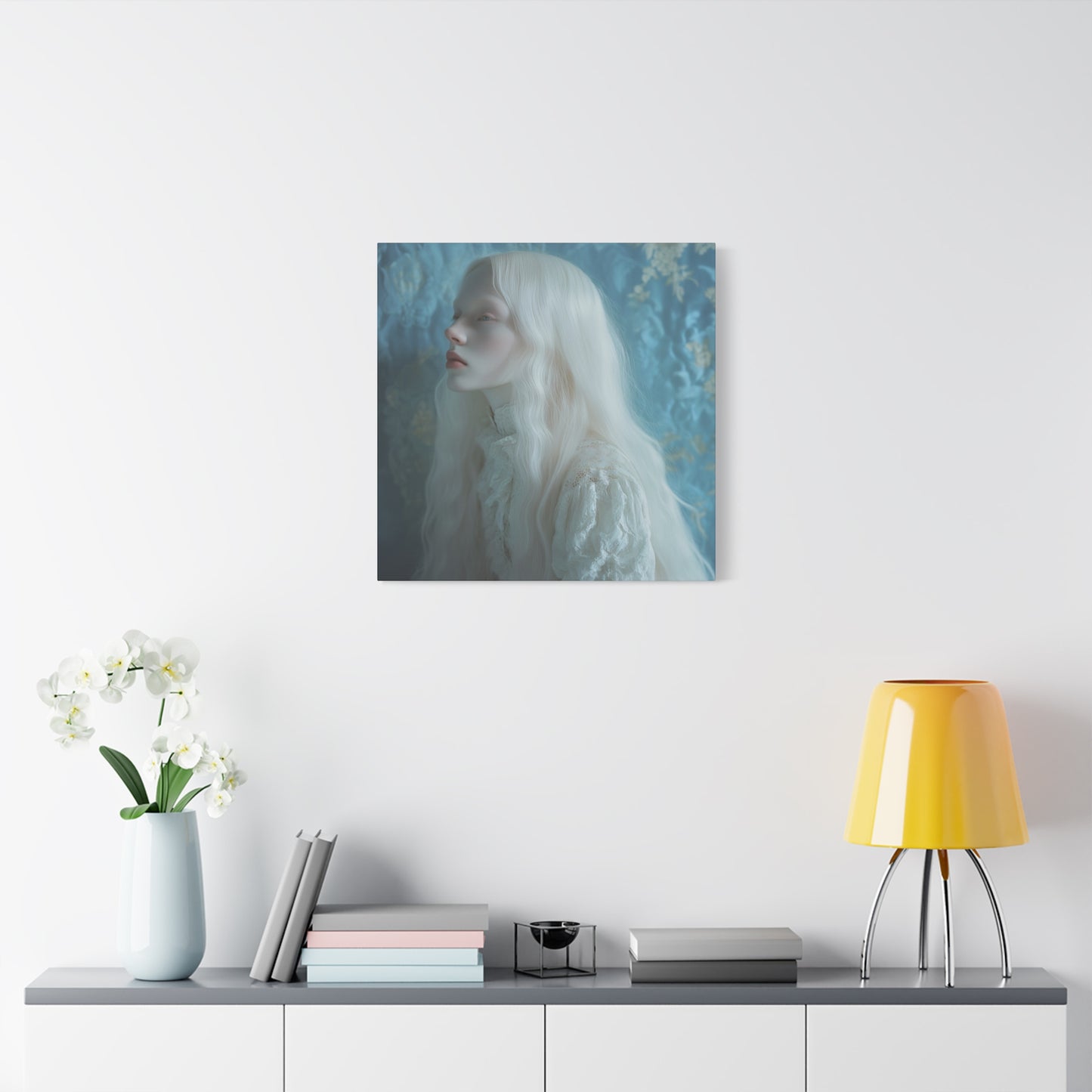 Whisper of Frost - Ethereal Matte Canvas Art