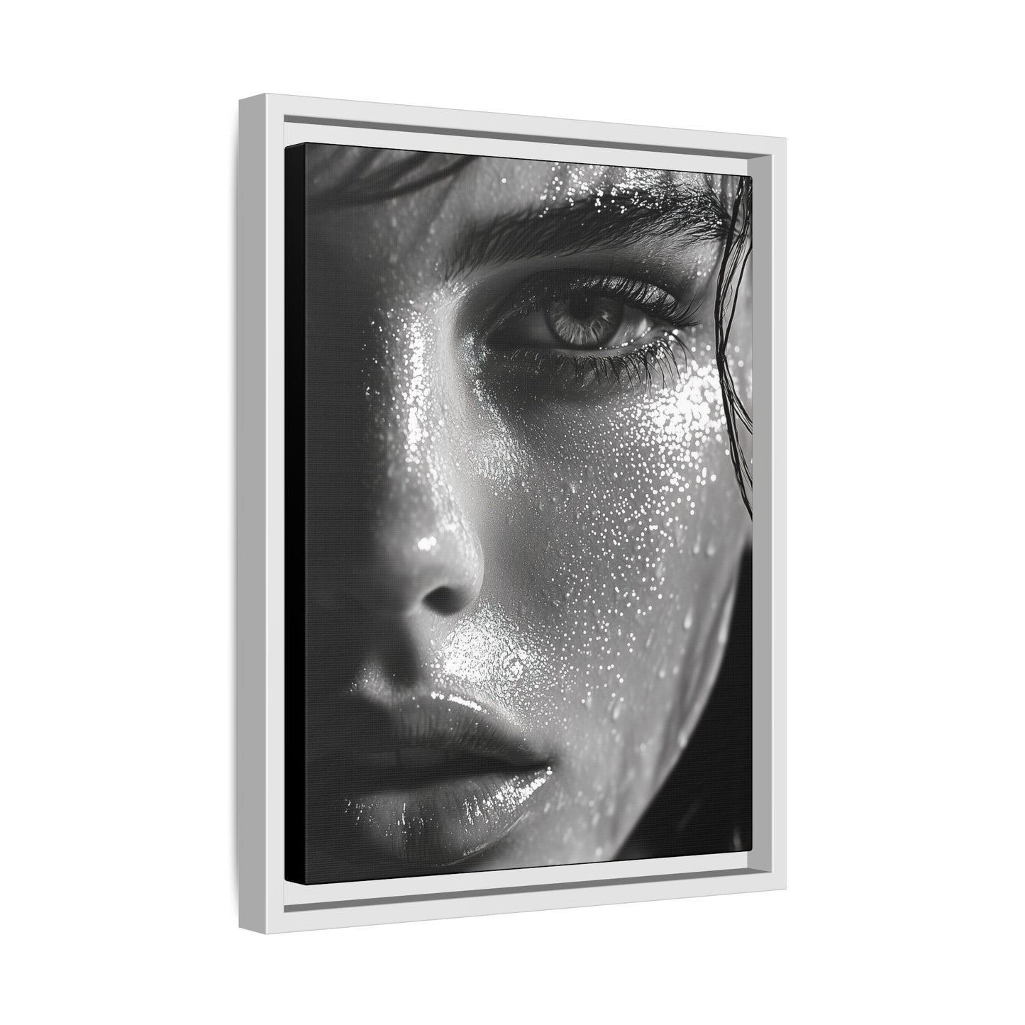 Whispers of Rain - Framed Matte Canvas