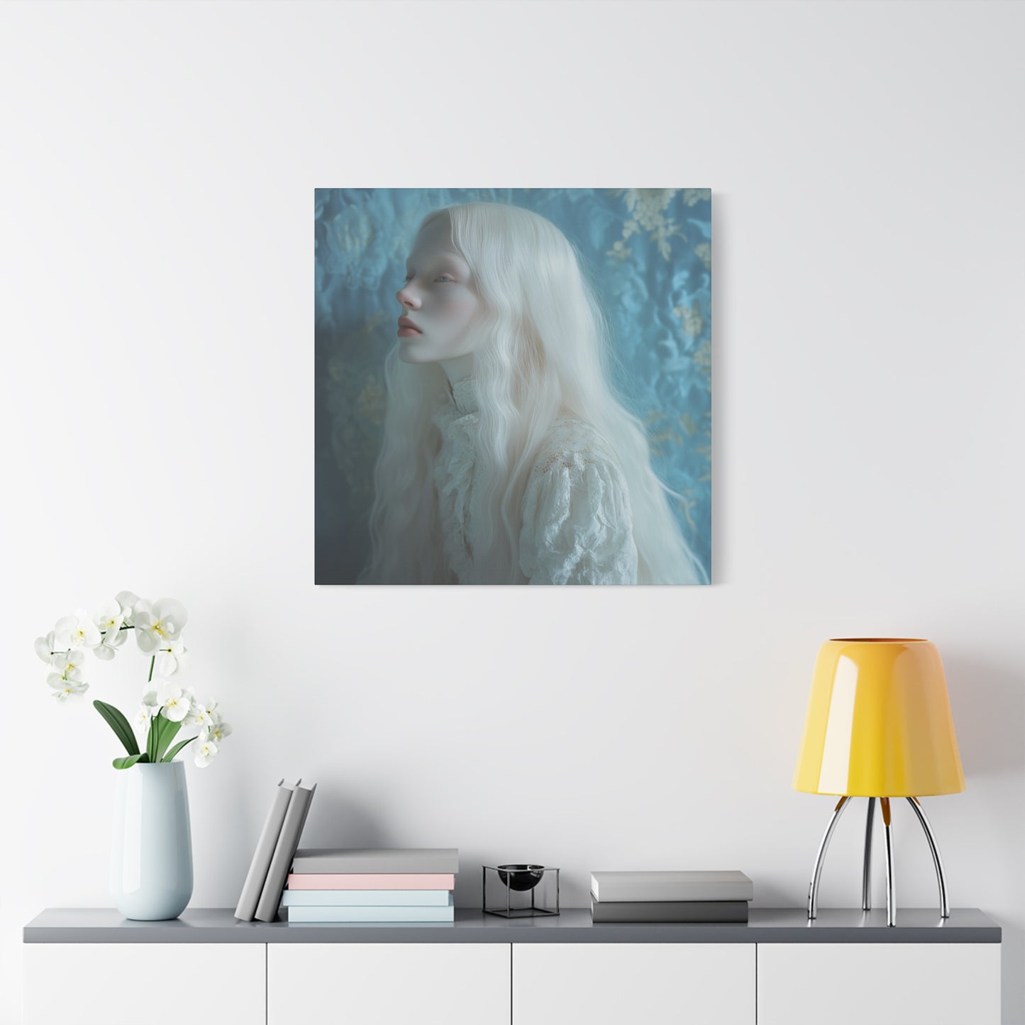 Whisper of Frost - Ethereal Matte Canvas Art