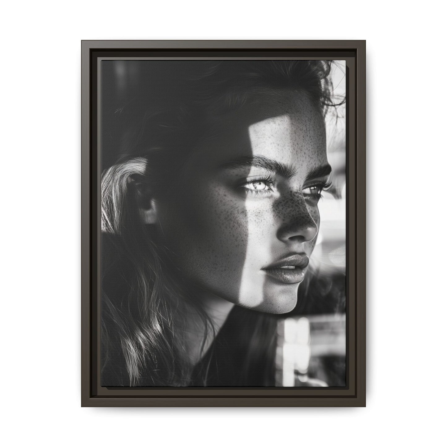 Shadow's Reflection - Framed Matte Canvas