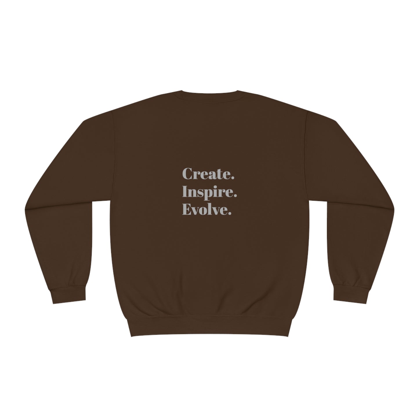 "Create. Inspire. Evolve" - Unisex NuBlend® Crewneck Sweatshirt