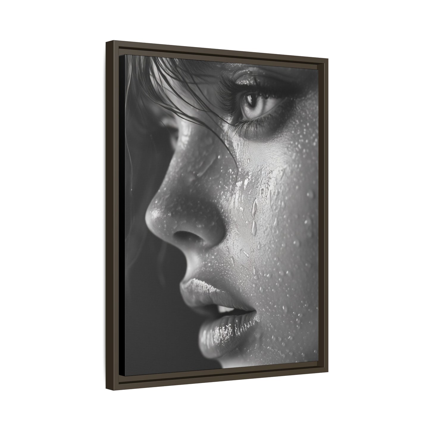 Veil of Emotion - Framed Matte Canvas