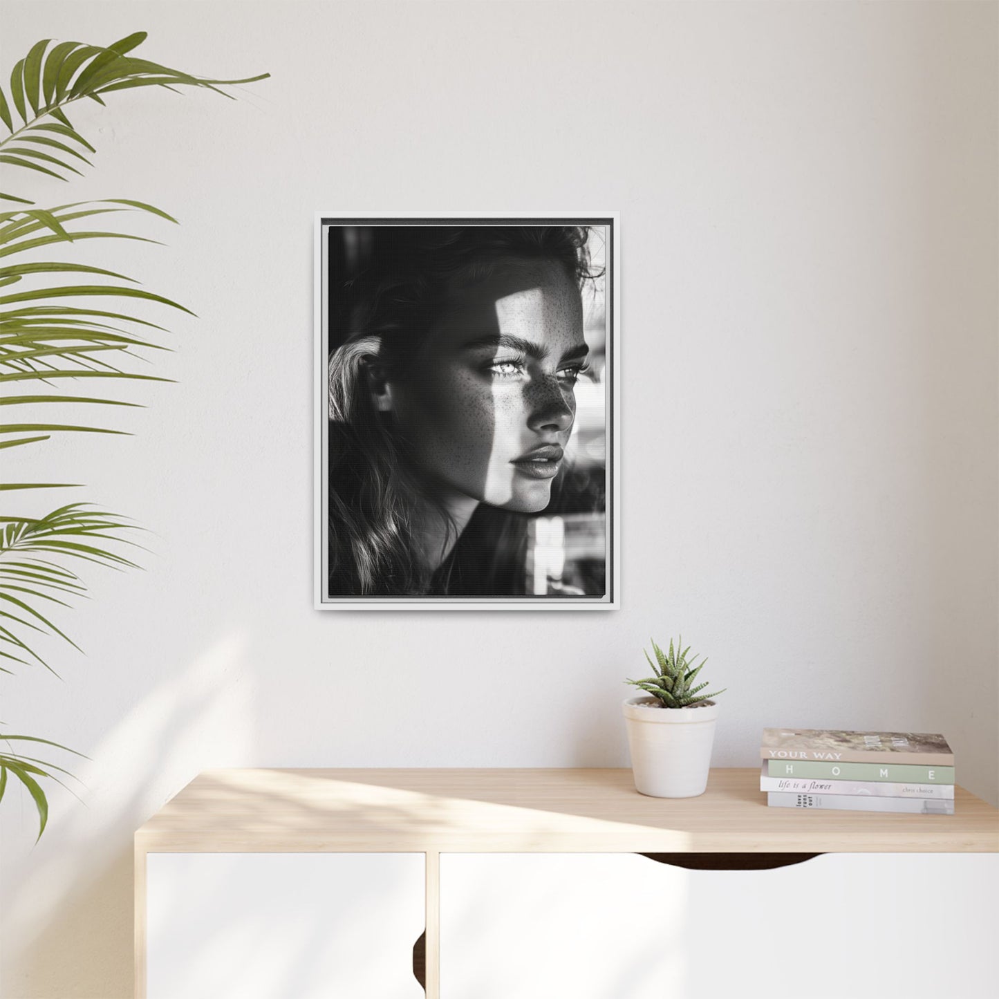 Shadow's Reflection - Framed Matte Canvas