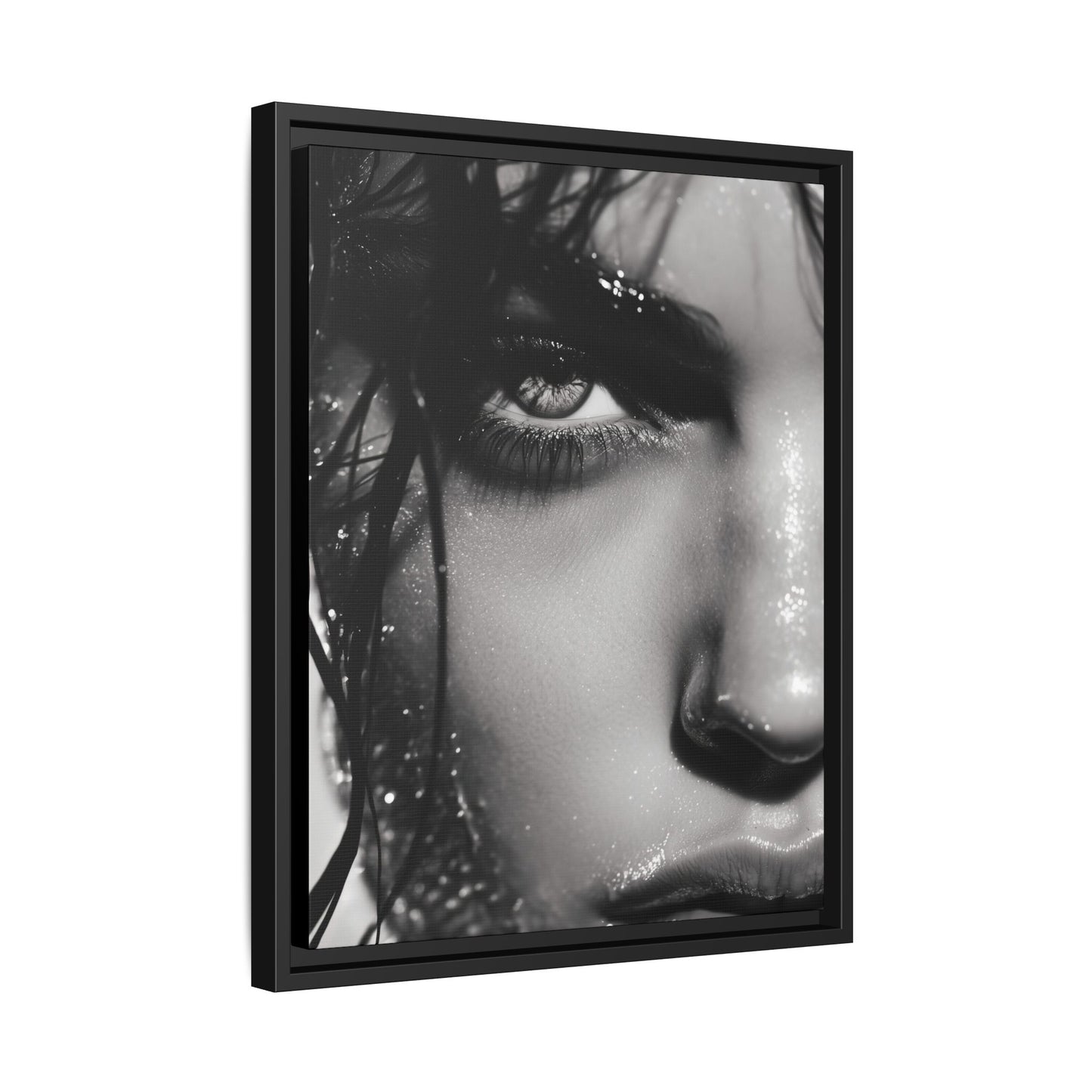 Intensity Unveiled - Framed Matte Canvas