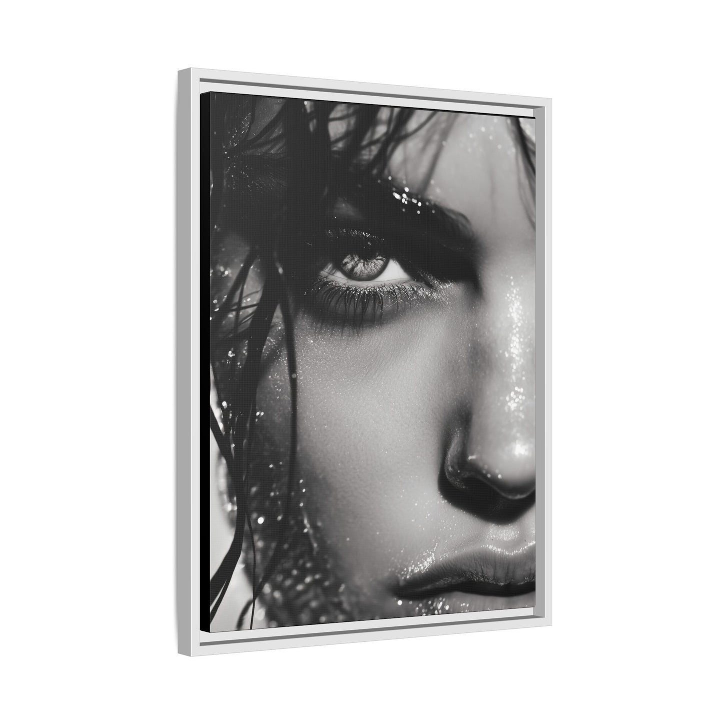 Intensity Unveiled - Framed Matte Canvas