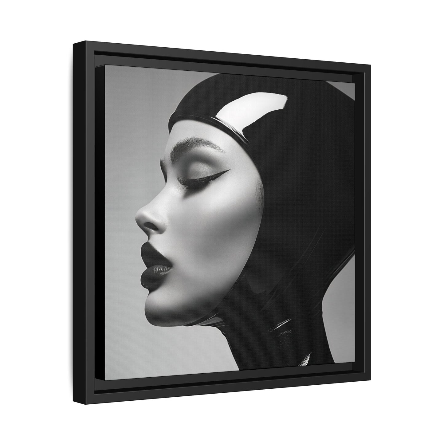 Sleek Vision - Latex Profile Framed Canvas