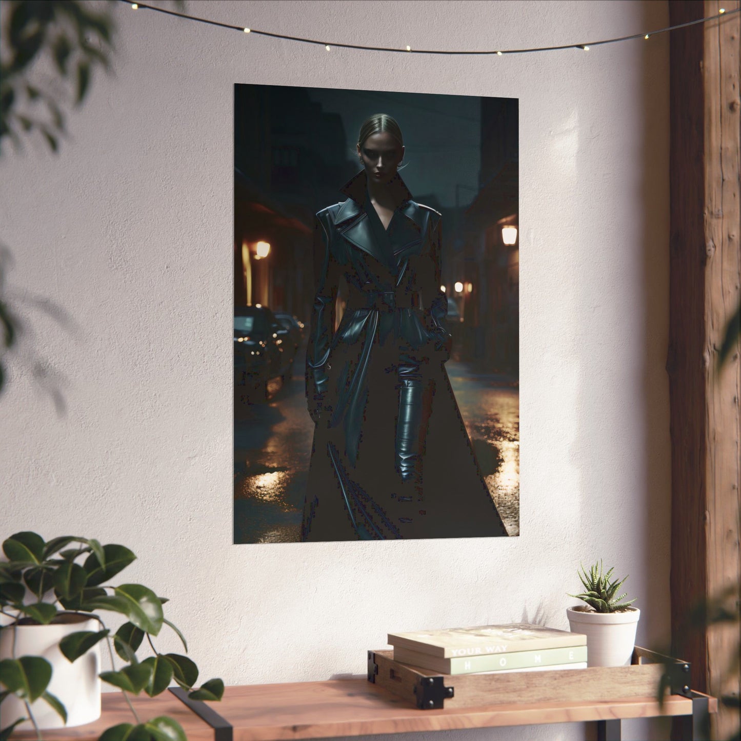 Noir Allure - Matte Vertical Poster