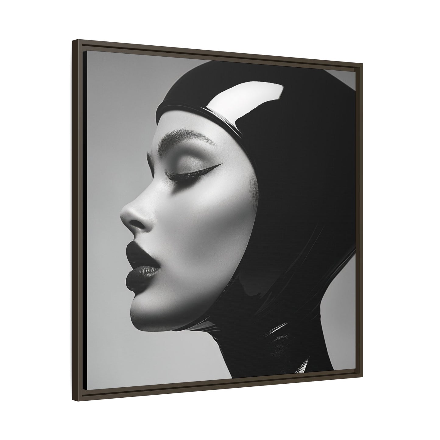 Sleek Vision - Latex Profile Framed Canvas