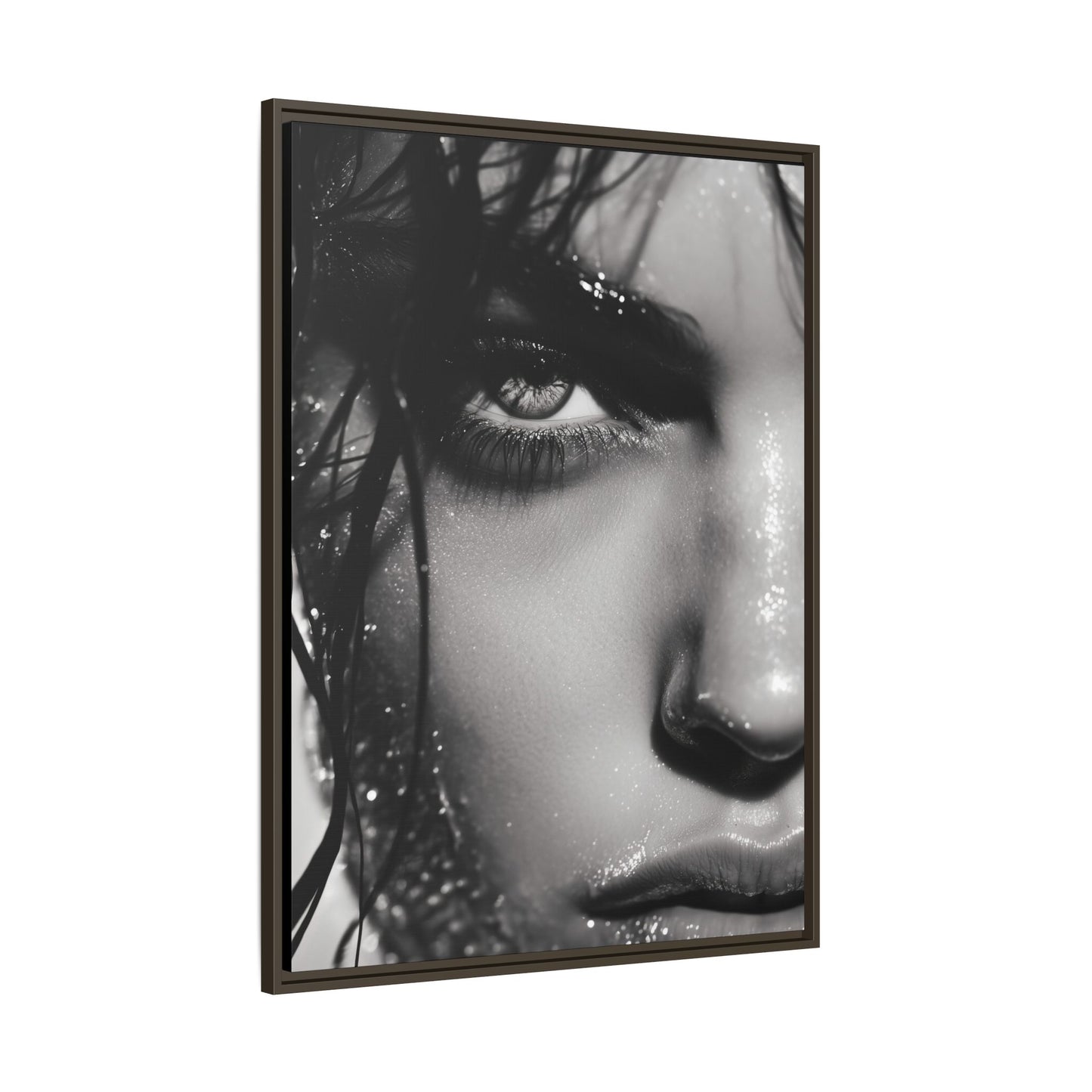 Intensity Unveiled - Framed Matte Canvas