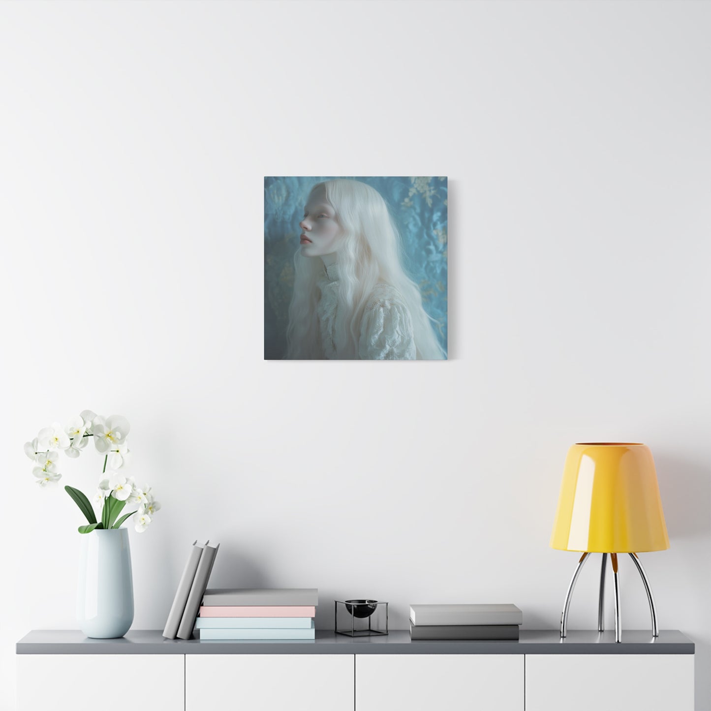 Whisper of Frost - Ethereal Matte Canvas Art