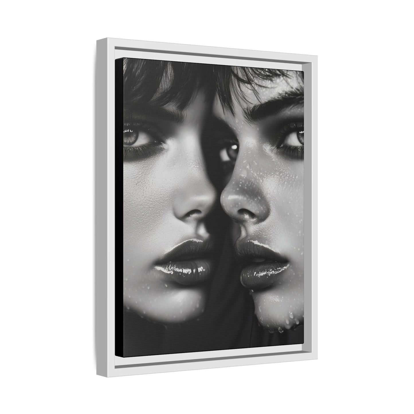 Dual Embrace - Framed Matte Canvas